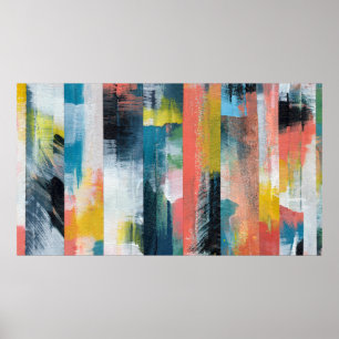 Colourful abstract collage. poster