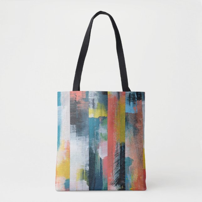 Colourful abstract collage.  tote bag (Front)