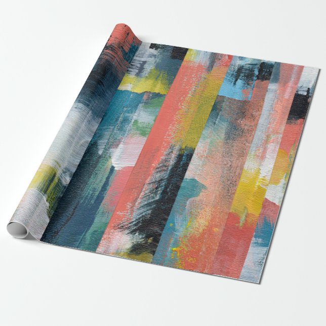 Colourful abstract collage.  wrapping paper (Unrolled)