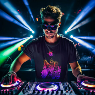 Colourful Abstract Cool T-Shirt