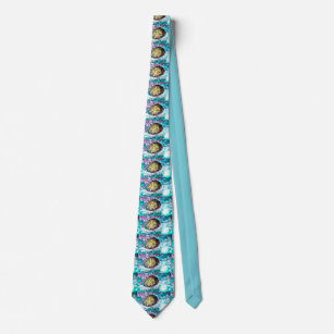 Colourful Abstract Coral Reef Tie