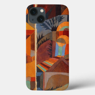 Colourful Abstract Cubism Klee Temple Gardens iPhone 13 Case