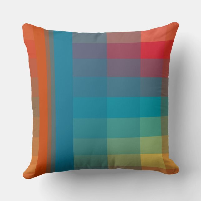 Colourful Abstract Cushion (Back)