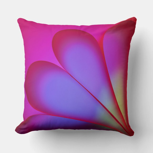  Colourful Abstract Cushion (Front)