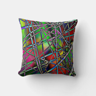 Colourful Abstract  Cushion