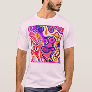 Colourful Abstract Design in Focus T-Shirt