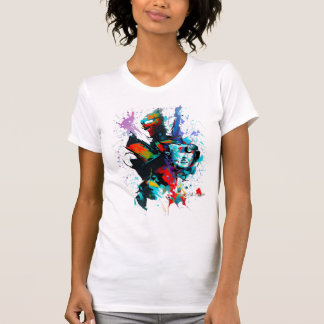 Colourful abstract design like a water colour! T-Shirt