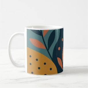 Colourful abstract design mugs