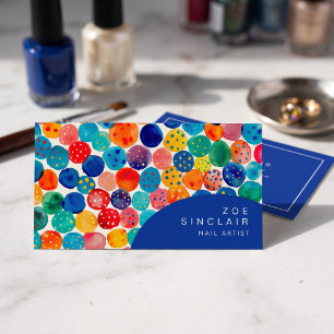 Colourful Abstract Dot Business Card