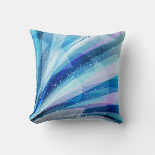 Colourful Abstract Exploding Universe Cushion