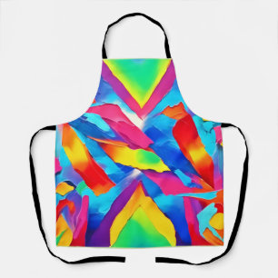 Colourful Abstract Expressionism Art Apron