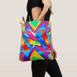 Colourful Abstract Expressionism Art Tote Bag