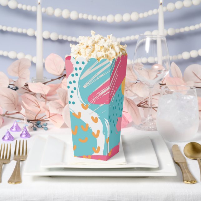 Colourful Abstract Favour Box (Wedding)