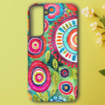 Colourful Abstract Floral Fiesta Artsy Phone Cover<br><div class="desc">Brighten up your day with the Colourful Abstract Floral Fiesta phone case, where artsy vibes meet daily function. It's a wonderful burst of cheer for a friend's birthday, a vibrant thank-you for mum on Mother's Day, a bold congratulatory statement for a new graduate, or a splash of colour under the...</div>