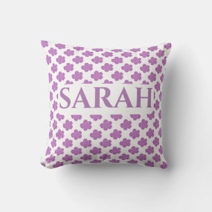 Colourful Abstract Floral Pattern Cushion