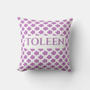 Colourful Abstract Floral Pattern Cushion