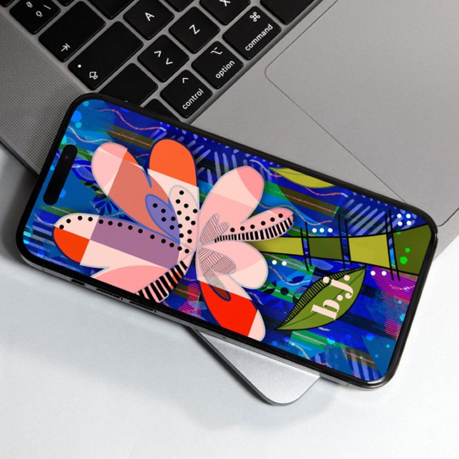 Colourful Abstract Floral Patterned Case-Mate iPhone Case (Creator Uploaded)