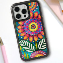 Colourful Abstract Flower Fiesta Artsy Phone Cover