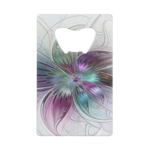 Colourful Abstract Flower Modern Floral Fractal Ar