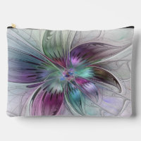 Colourful Abstract Flower Modern Floral Fractal Ar