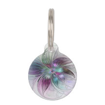 Colourful Abstract Flower Modern Floral Fractal Ar