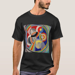 colourful abstract geometric circles 1930s paintin T-Shirt
