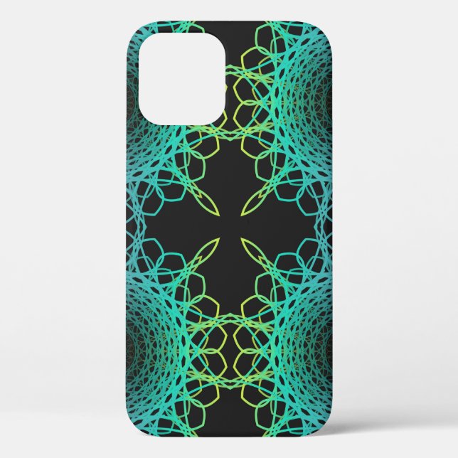 Colourful abstract geometric lace seamless pattern Case-Mate iPhone case (Back)