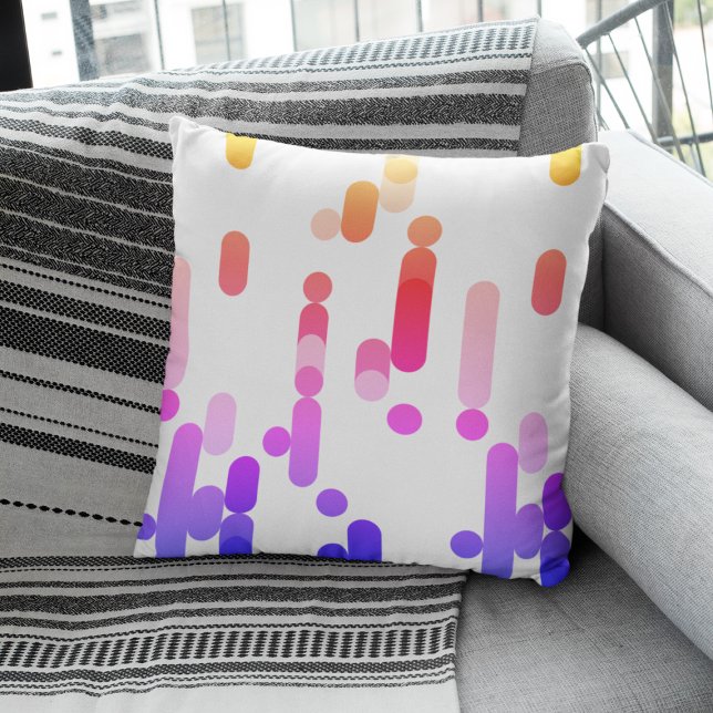 Colourful Abstract Geometric Pattern Cushion (Creator Uploaded)