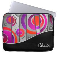 Colourful Abstract Geometric Pattern with Monogram