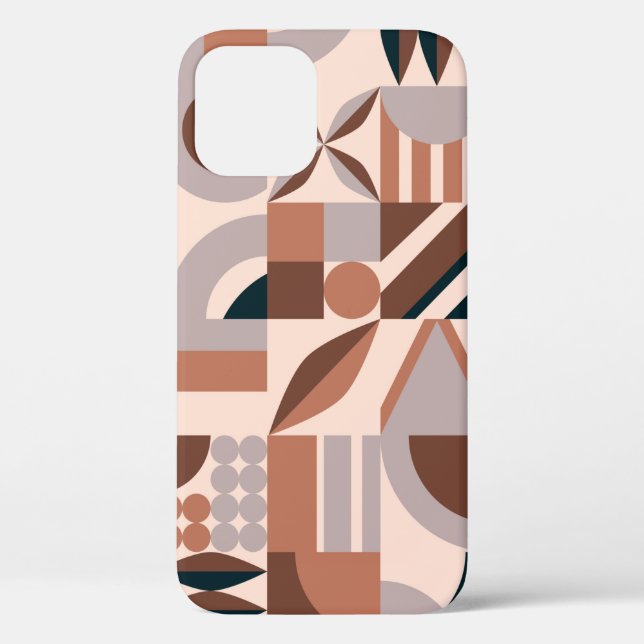 Colourful abstract geometric shape mosaic backgrou Case-Mate iPhone case (Back)