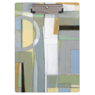 Colourful Abstract Geometric Shapes Clipboard