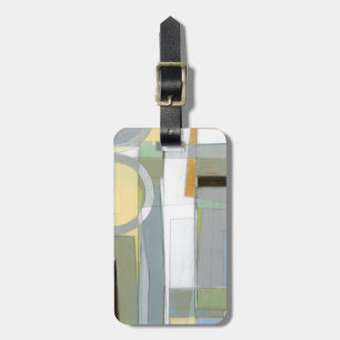 Colourful Abstract Geometric Shapes Luggage Tag