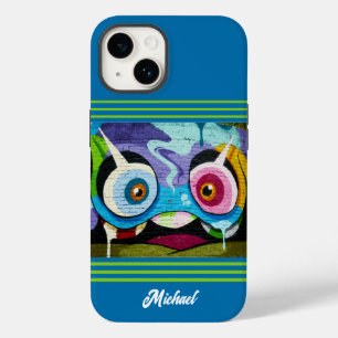 Colourful Abstract Graffiti Street Art Personalise Case-Mate iPhone 14 Case