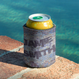 Colourful Abstract Graffiti Wall Street Art Can Cooler