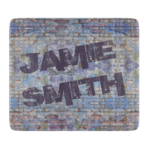 Colourful Abstract Graffiti Wall Street Art Cutting Board