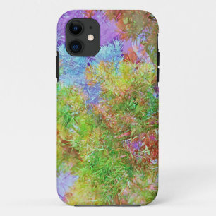 Colourful Abstract Illusion Tree Art Phone Case