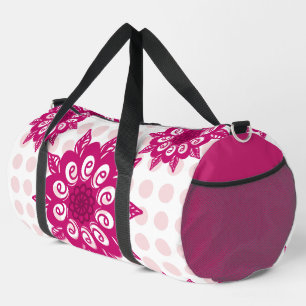 Colourful Abstract Kaleidoscope Flower Pattern Thr Duffle Bag