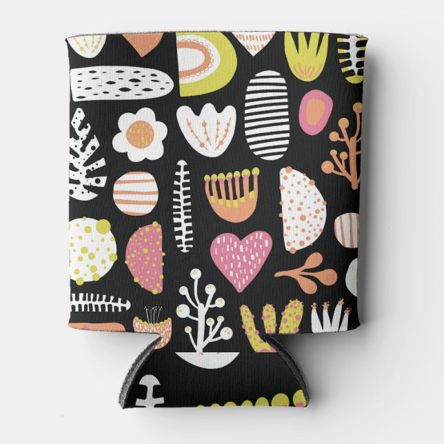 Colourful abstract kids seamless pattern. can cooler (Front)