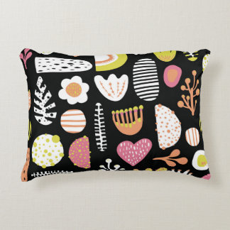 Colourful abstract kids seamless pattern. decorative cushion