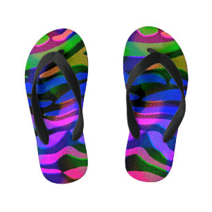 Colourful Abstract   Kid's Thongs