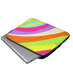 Colourful abstract laptop sleeve