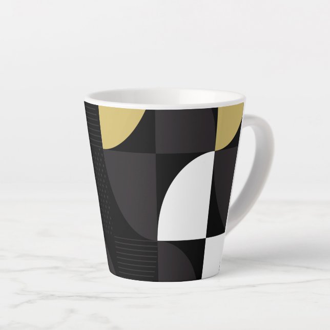Colourful Abstract     Latte Mug (Right Angle)