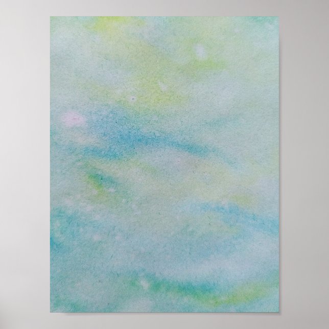 Colourful abstract minimal editable add your text  poster (Front)