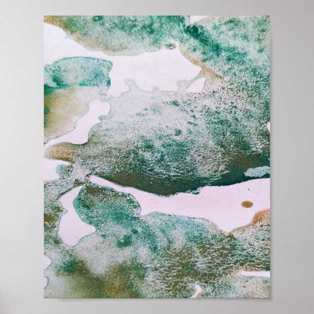 Colourful abstract minimal editable add your text  poster (Front)
