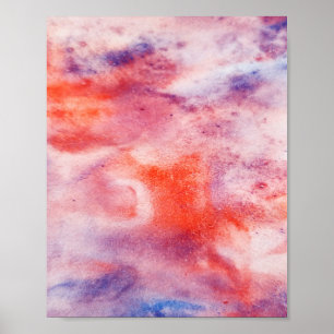 Colourful abstract minimal editable add your text poster