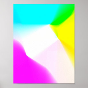 Colourful abstract minimal editable add your text poster