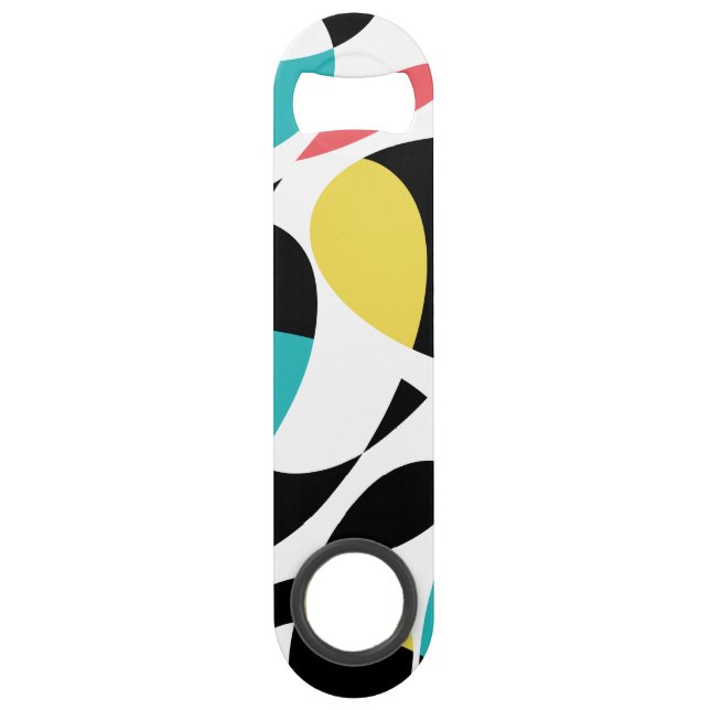 Colourful, abstract, modern, fun geometric pattern (Front)