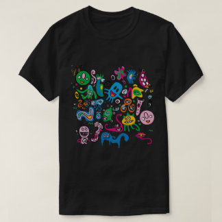 Colourful Abstract Monster T-Shirt