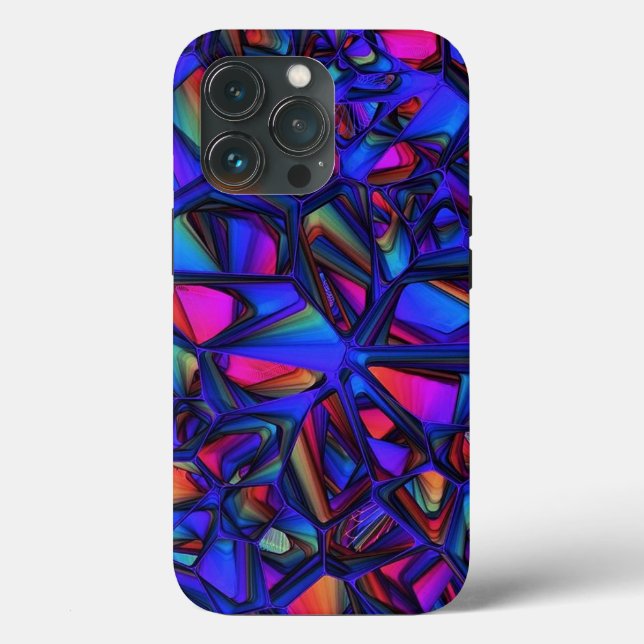 Colourful Abstract Mosaic 3 Case-Mate iPhone Case (Back)