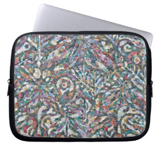 Colourful Abstract Mosaic Pattern Laptop Case